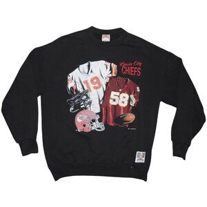 Vintage 1993 Kansas City Chiefs Locker Room Nutmeg Mills Sweatshirt Men's XL